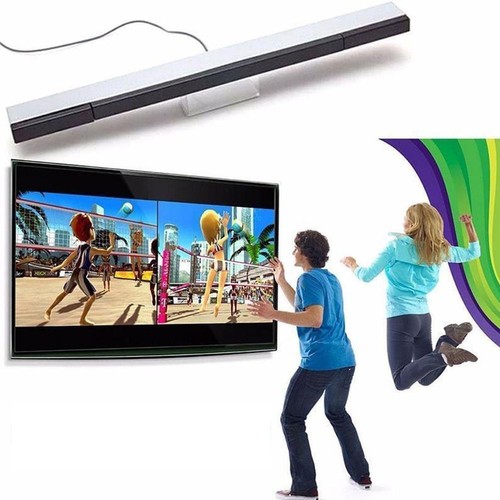 1x MOTION SENSOR BAR For Wii Wii U Wired IR Infrared Inductor Remote ☆ O6C6 - Picture 10 of 10