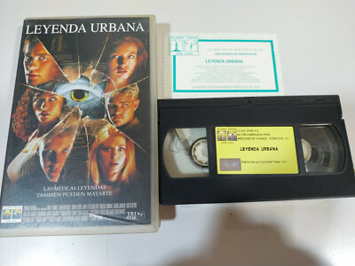 Leyenda Urbana Jamie Blanks Terror 1999 - VHS Cinta Tape Español 3T ESP