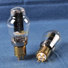 1 Matched Pair LinLai 300B-L HIFI Audio Vacuum Tube Brass Base for Amplifier DIY