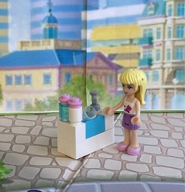 Lego Friends Stephanie's Outdoor Bakery 3930 100% Complete Used