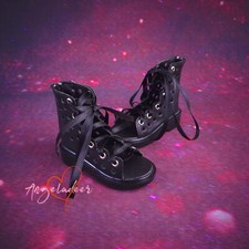Sandals Hollow Out Boots Ribbon Shoelace Perforated Shoes for 1/3SD BJD Boy Doll