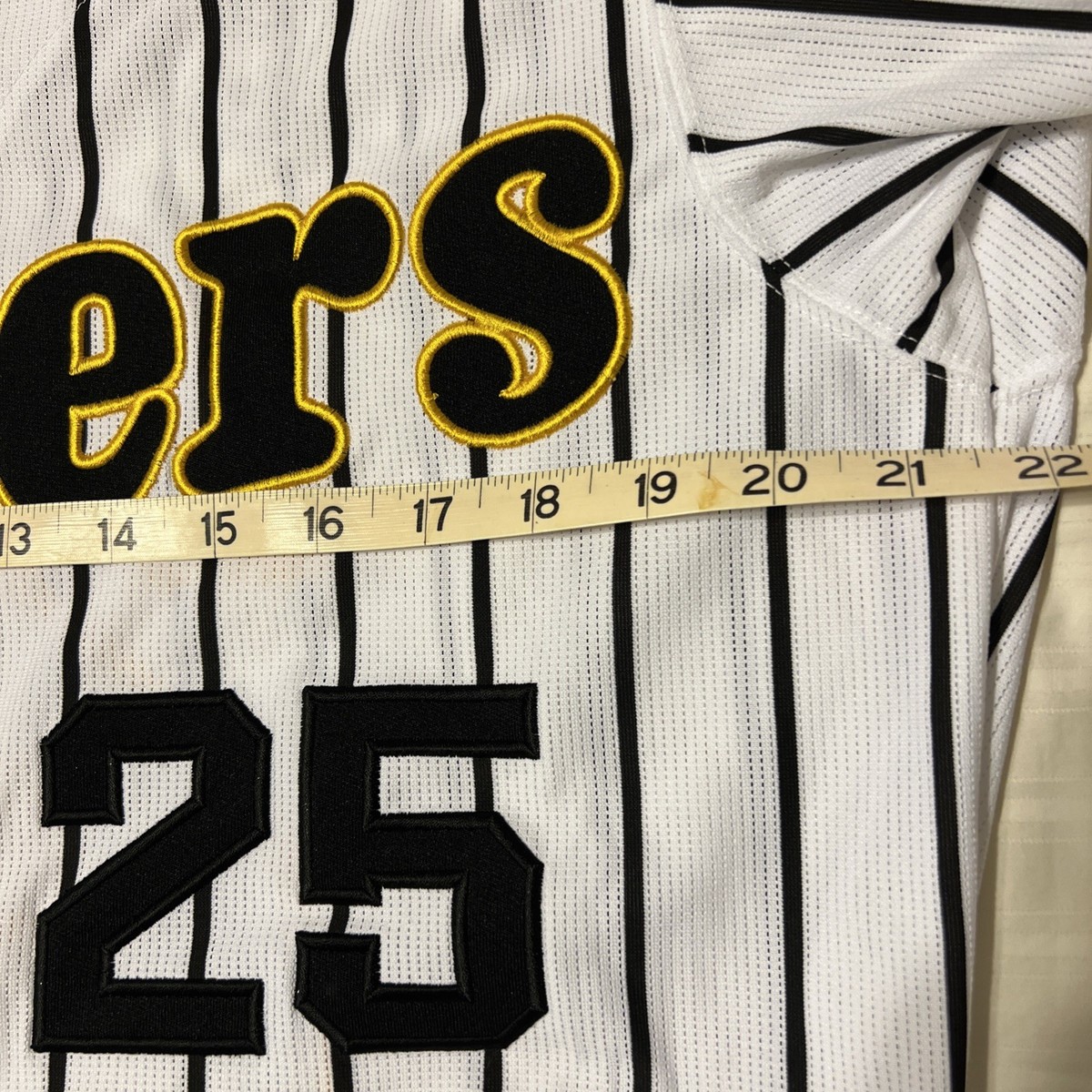 Maillot de baseball officiel du fan club Hanshin Tigers - lettres