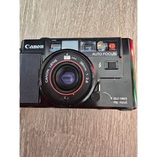 Canon AF35M Auto Focus 38mm 1:28 Lens 35mm Film Camera Black