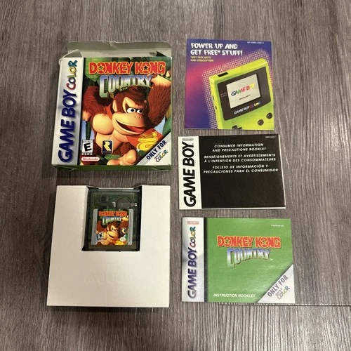 Donkey Kong Country Nintendo Game Boy Color w/ Box + Manual