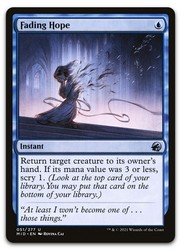 Fading Hope 051/277 Uncommon Innistrad: Midnight Hunt
