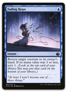 Fading Hope 051/277 Uncommon Innistrad: Midnight Hunt