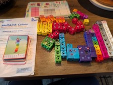 hand2mind MathLink Cubes Numberblocks 1-10 Activity Set, 30 Preschool...