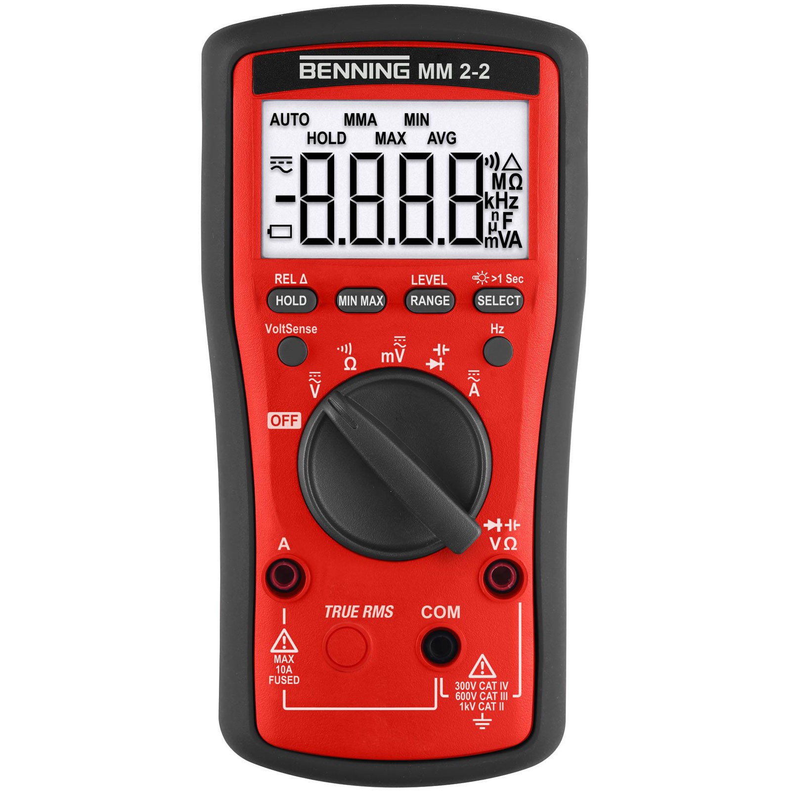 Benning MM 2-2 Multimeter Digital, CAT IV 300V, 6000 Counts