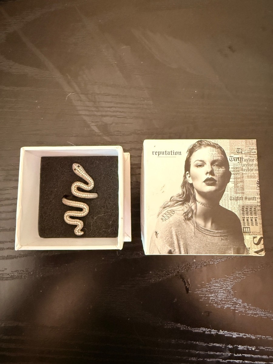Authentic Taylor Swift Reputation Tour Silver Snake Ring - Rare