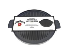 Jim Beam Cast Iron Reversible Grill Griddle R...
