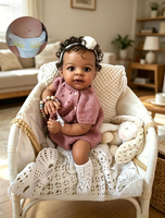 Zero Pam Reborn Baby Puppe MäDchen 48Cm Realistisch Voll-Vinyl