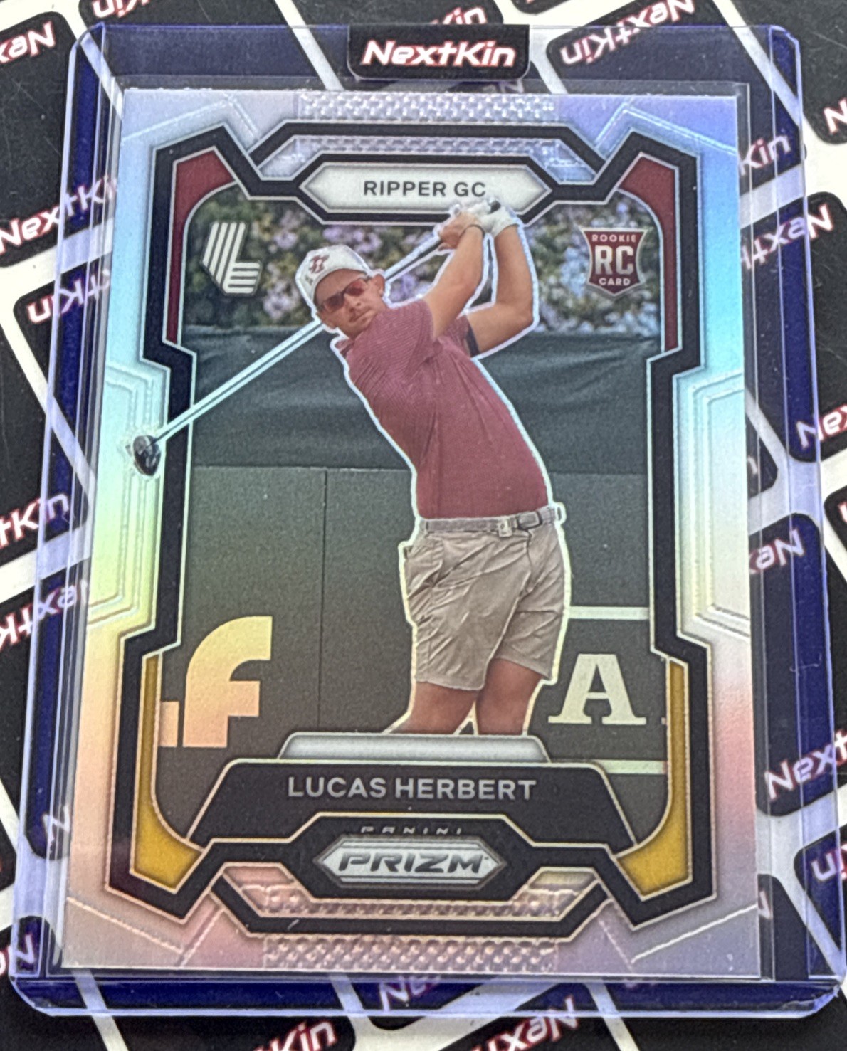 Lucas Herbert Rookie Card 2024 Panini Prizm LIV Golf Silver Prizm #24 RC