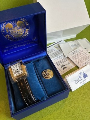 Wundervolle Disney Limited Edition Mickey Moon Face Uhr 2007 Selten 207 Teile