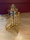 Lot Of 9 3d Vintage Danbury Mint Gold Christmas Ornament Collection 1988 W/Box — photo 5