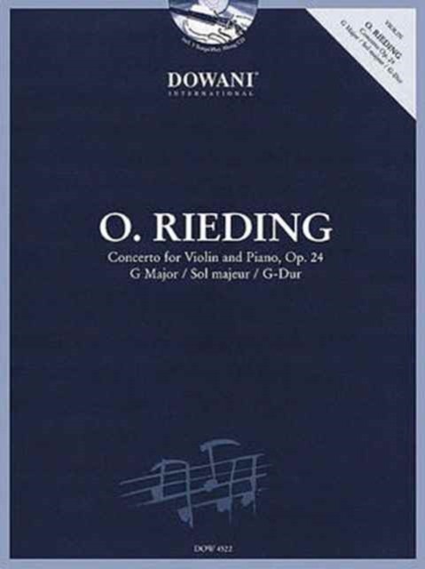 Oskar Rieding Concerto for Violin and Piano Op 24 G Major  Sol majeur  GDur