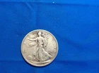 1936 Walking Liberty Half Dollar (brown/blue)