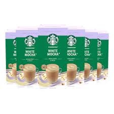 Starbucks White Mocha Premium Instant Kaffee (6er Pack, insgesamt 30 Beutel)