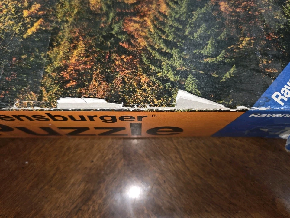 Rare Vintage Ravensburger 5000 piece puzzle 6255907 Autumn In The Alps 1982 - Image 2 of 4