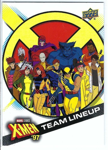 Team Lineup #1 2024 Upper Deck X-Men '97 SDCC card
