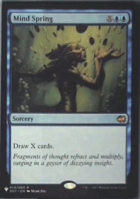 Mind Spring - The List Reprints: #DDT-14, Magic: The Gathering Nm C319