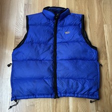 Vintage Eddie Bauer EBTek Goose Down Puffer Vest Mens M Full Zip Thermal Jacket