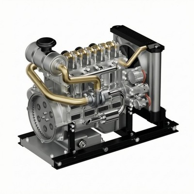 Motor Modell Metall Wissenschaft Spielzeug Realistisch