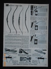 1971  Hunting Bows knives Axe Swiss Army AD Gale Sayers John Brodie Rick Barry