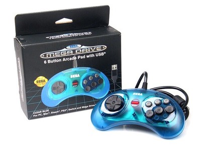 SEGA MEGA DRIVE - ARCADE PAD / CONTROLLER v Retro Bit (Switch / Mega Drive Mini)