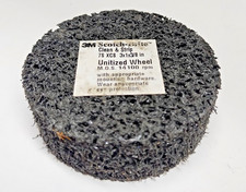 3M Scotch-Brite 3x3/4x3/8 Clean Strip Unitized Wheel, Lot of 5, P/N 7S XCS