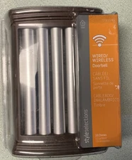 Style Selections Doorbell Chime Wired / Wireless 10 Sounds #0568981 NEW SEALED