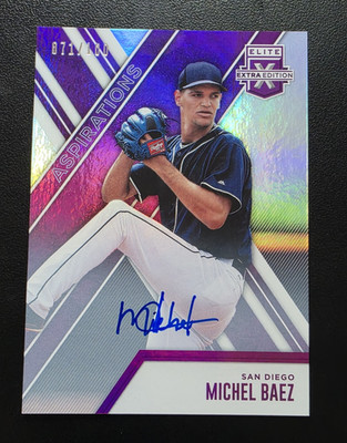 Panini 2017 Michel Baez RC #67 Aspirations Purple /100