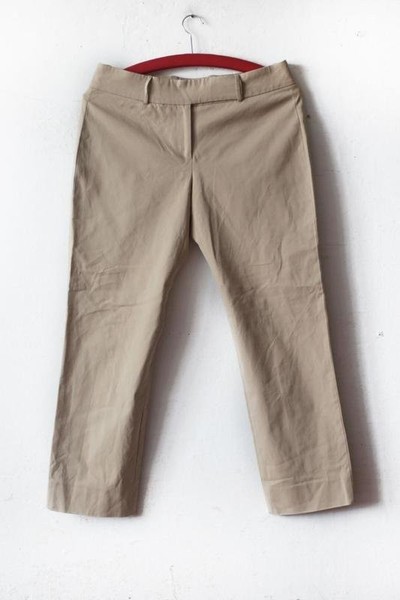 Women Piazza Sempione Trousers Beige Elastane 36 /