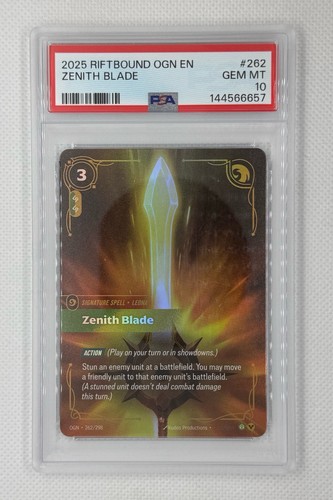 Zenith Blade graded PSA 10 for sale on eBay