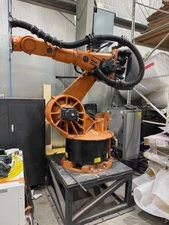Kuka 7 axis  Robotic Arm with table.  KR150