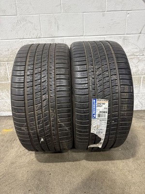2x P295/40R21 Michelin Pilot Sport A/S 3 Plus 10/32 111 Y New Tires 2954021