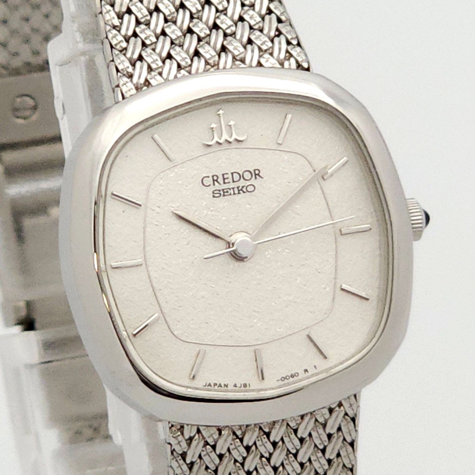 SEIKO Credor Timepiece 4J81 5040 Qz Wristwatch And Ti… - Gem