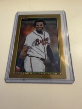 Ronald Acuna Jr 2020 Bowman #90B-RAJ 1991 Bowman Gold Refractor /50