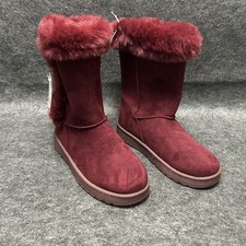 NWT SO BURGUNDY GIRLS BOOTS SIZE 3