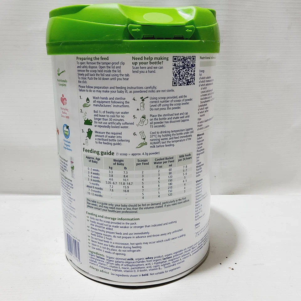 Hipp Organic From Birth First Infant Milk Baby Formula Powder Milk, 800g - Image 3 of 4