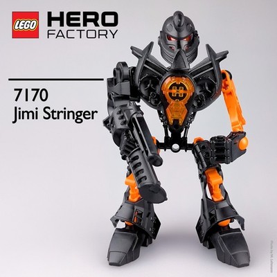   LEGO HERO FACTORY  - Jimi Stringer - 7170 - 100% komplett - ohne BA  