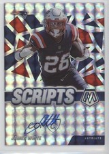 2021 Panini Mosaic Scripts James White #S-JW Auto 0vf5