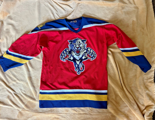 Vintage 1990s NHL Florida Panthers Hockey Starter Jersey Size M