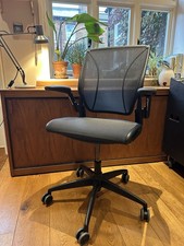 Humanscale Diffrient World Black Mesh Task Chair, Ergonomic Home Office Design