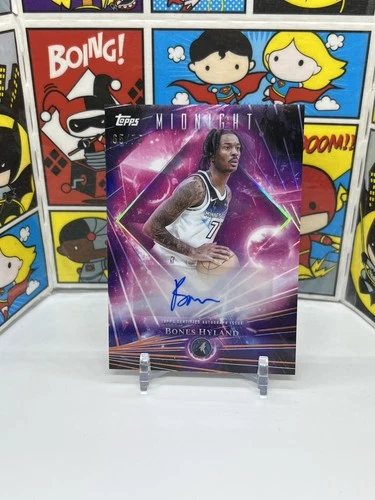BONES HYLAND - 2025-26 TOPPS MIDNIGHT BASKETBALL DARK MATTER DUSK /75 No.DMA-BH