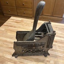 Bloomfield MFG. Co. French Fry Cutter Cast Iron Chicago excellent, vintage, pro