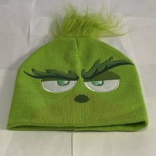 2018 The Grinch Ilumination Youth Toboggan Hat