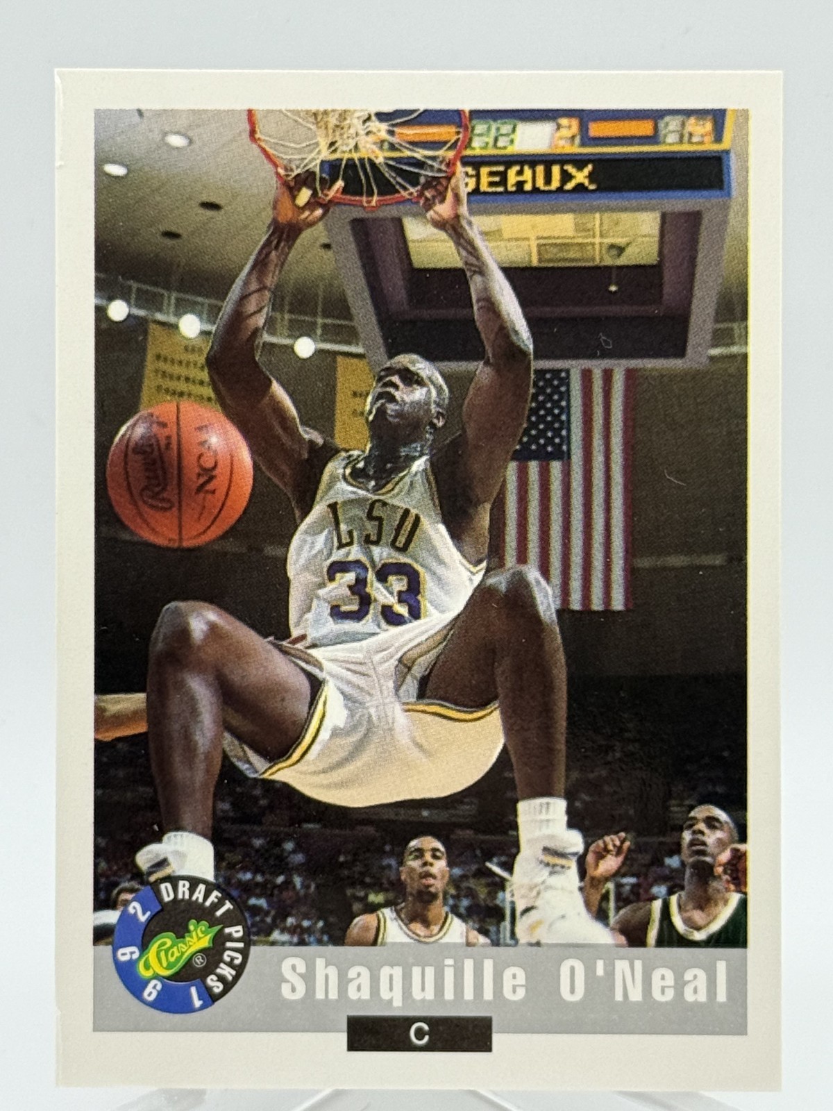 Shaquille O'Neal 1992 Classic Draft Picks #1 Rookie Card RC I4 5
