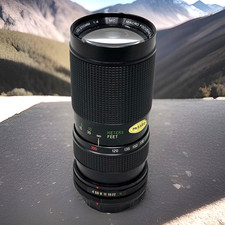 Vtg Vivitar 100-200mm 58mm Macro Focusing Zoom Lens for Canon FD More EUC
