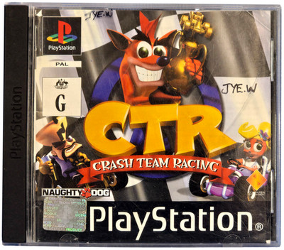 Crash Team Racing CTR PAL PS1 PS2 PS3 *No Cover Art* PlayStation