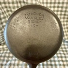 Vintage Restored WAGNER WARE SIDNEY -0- 1055 #5 CAST IRON SKILLET (1935-59)